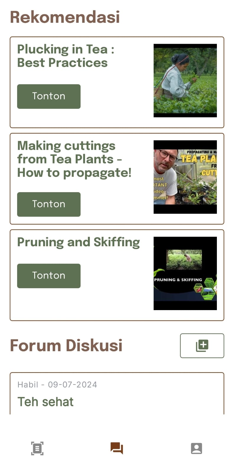 Cultivitea app preview