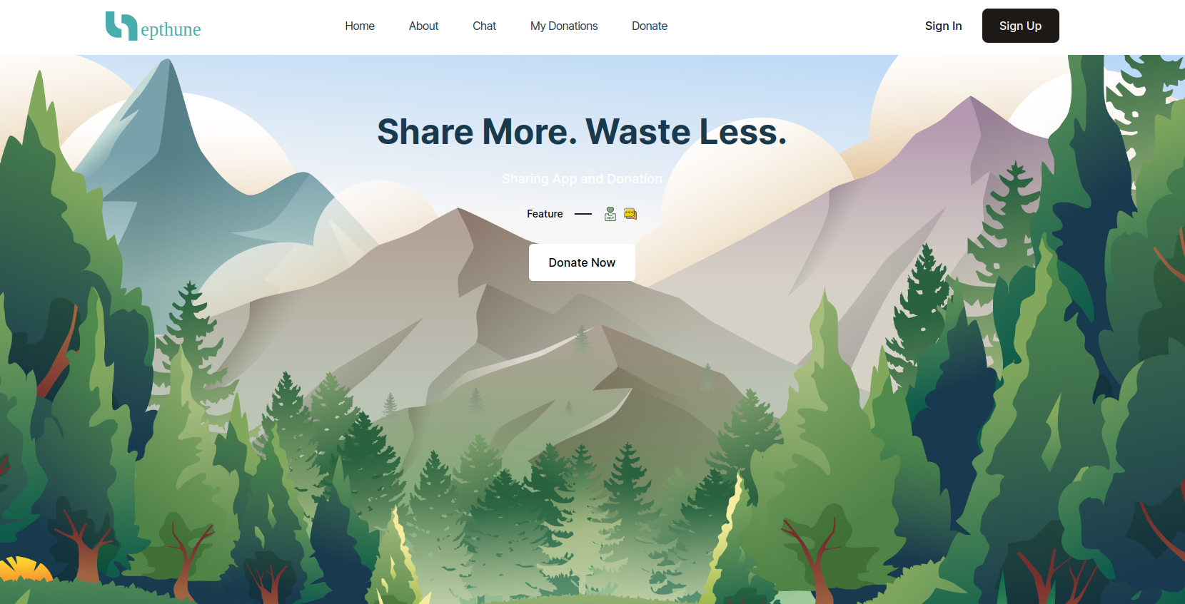 Nepthune website preview